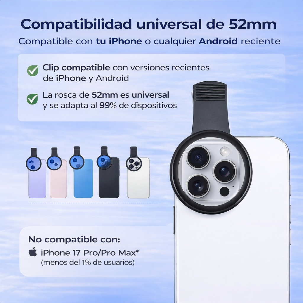 Filtro DW CPL Profesional 52mm